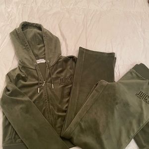 Juicy Couture Velour hoodie pants set